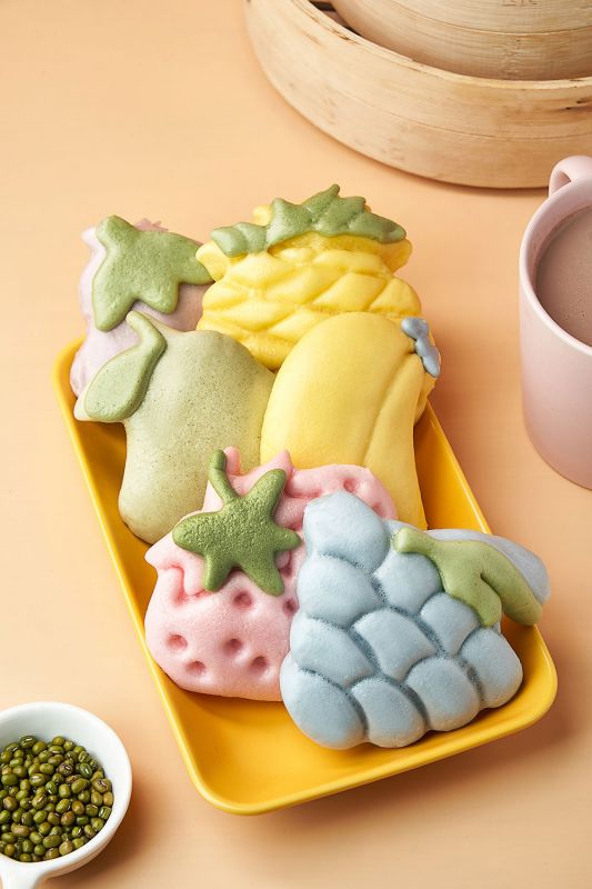 果蔬泥果蔬盛宴馒头